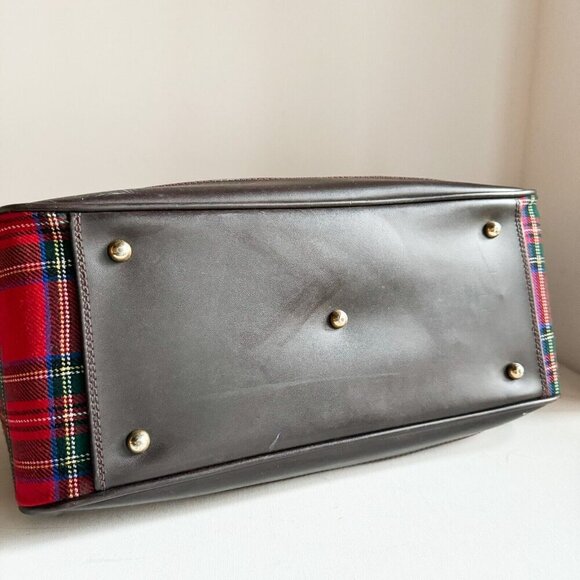 Vintage 1960s Yoshida Porter Tokyo Red Plaid Doctor's Bag - Picture 8 of 13